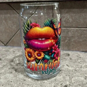 New  16oz glass